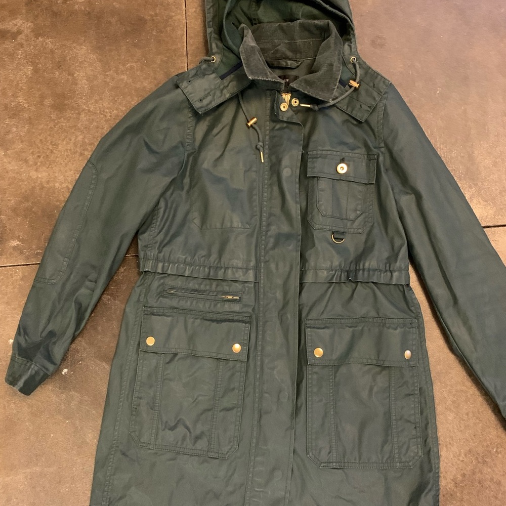 Jcrew Waxed Canvas field coat